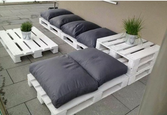 cómo hacer muebles para la terraza con tarimas, como hacer un mueble grande con tarimas