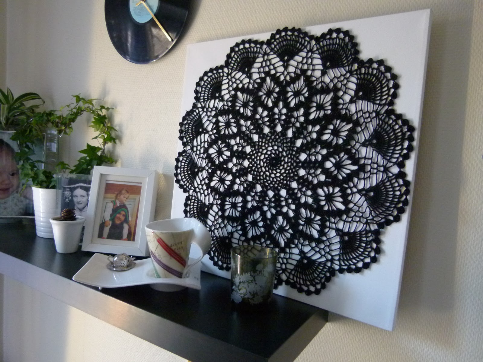 strikkeavdelinga Heklekunst/ crochet wall art