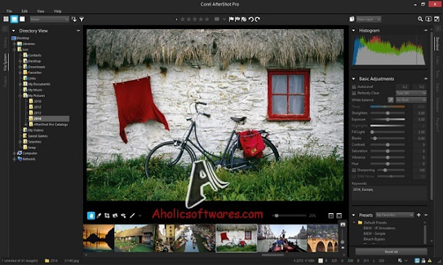 Latest Corel AfterShot Pro 3 + Keygen Free Download Corel Aftershot Pro lets you enhance and manage your photos professionally.