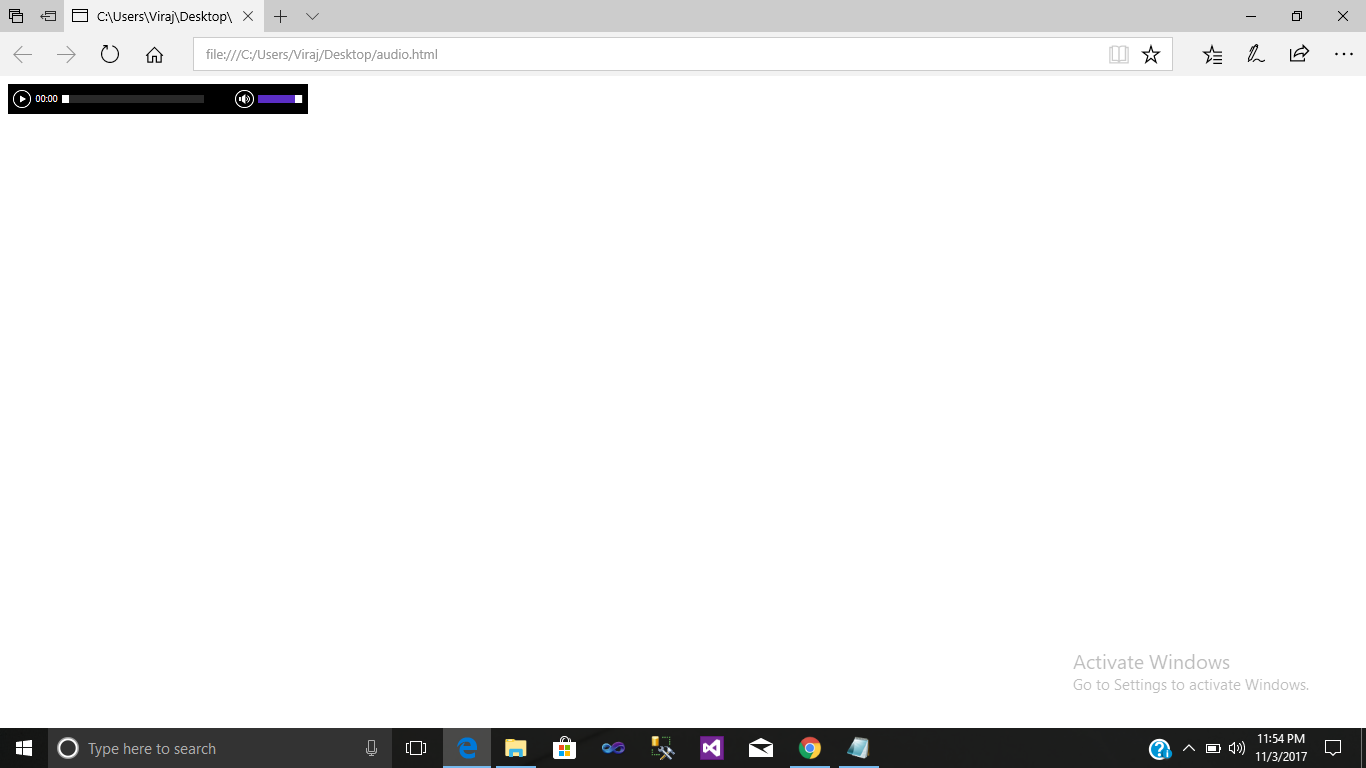 HTML/HTML5 Tutorial: How To Use Audio Tag In Html