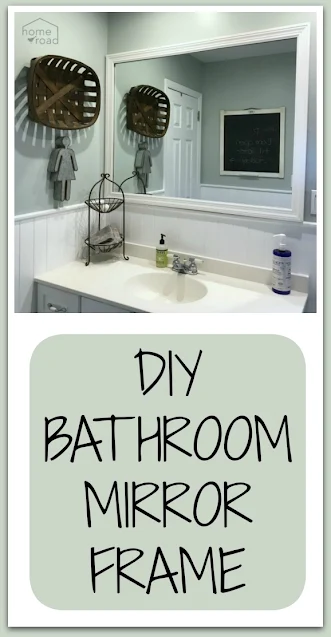 DIY Bathroom mirror pin