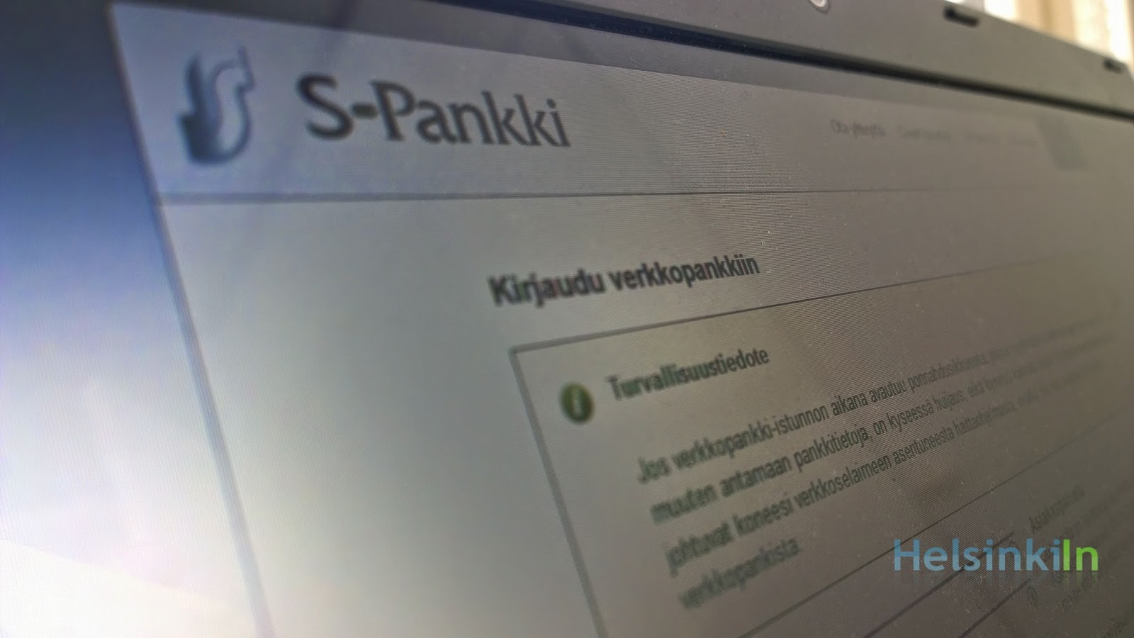 S-Pankki Online Banking