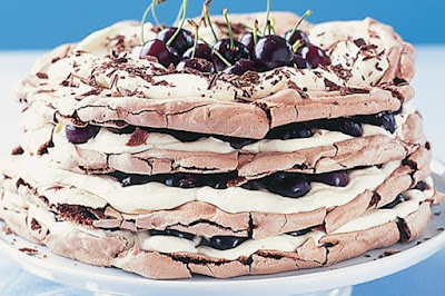 Black forest meringue cake desserts recipes Black forest meringue cake desserts recipes