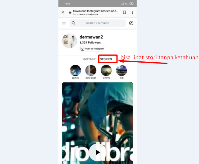 Cara Melihat Foto Profil Instagram Secara Full/Penuh Di Android Tanpa