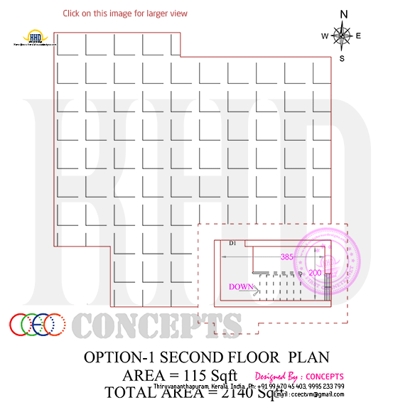 Second floor plan