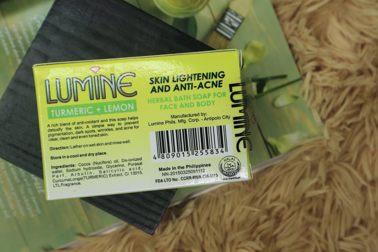 Lumine Turmeric Soap with Lemon Review IzzaGlinoFull