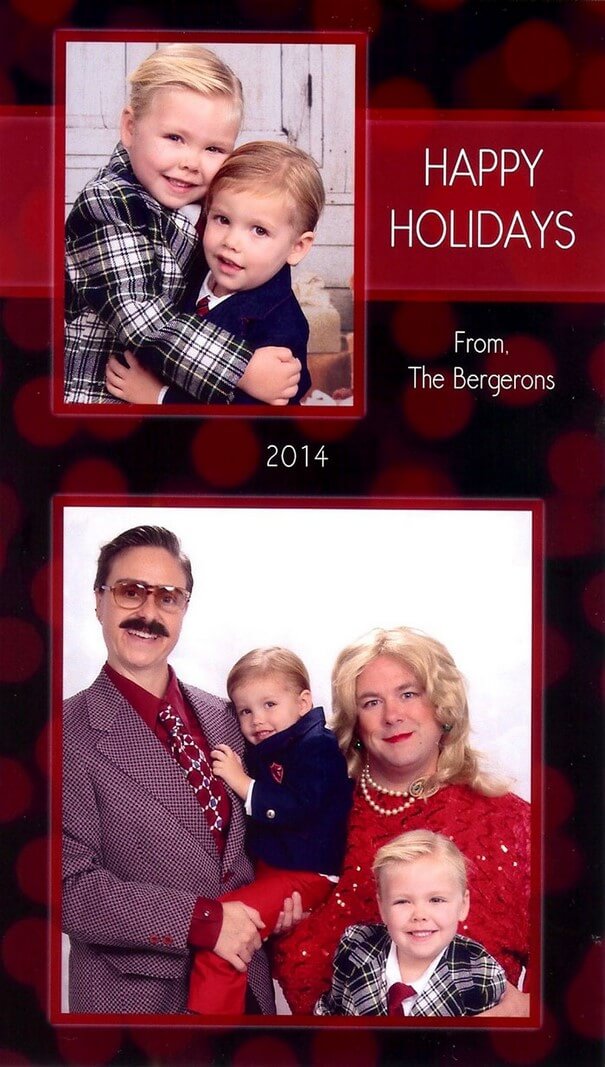 This Family Has Been Sending The Most Awkwardly Amusing Christmas Cards For 16 Years