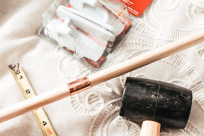 materials for curtain rod that won't put holes in your wall