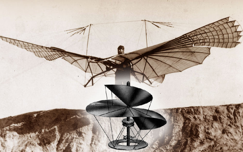 History of Ornithopters and Helicopters  Sejarah