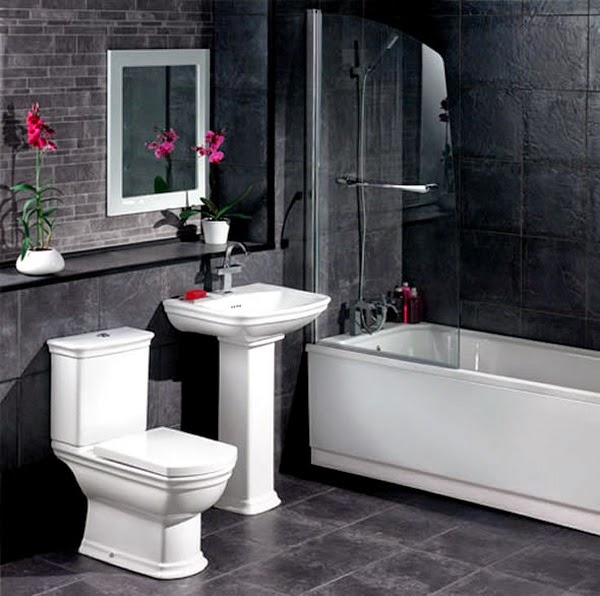 Ideas to decorate the bathroom in black