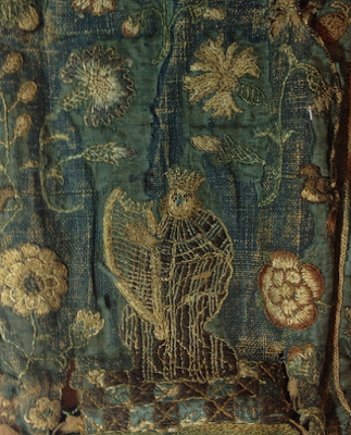 Textile with King David and his Harp Spicer Art Conservation specializes in the conservation of historic textiles