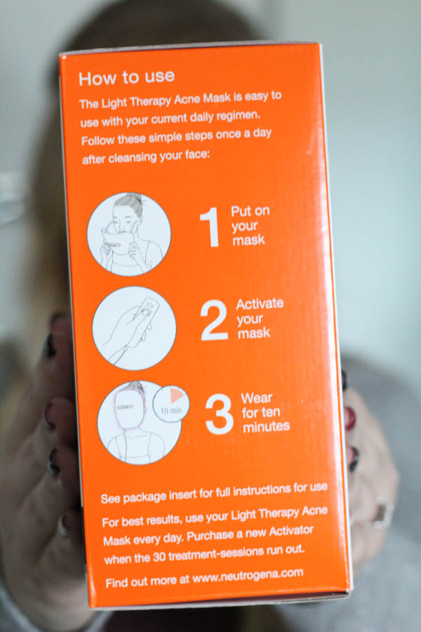 Breezy Days Neutrogena Light Therapy Acne Mask FollowUp