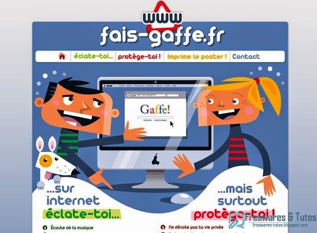 Le site du jour : Fais-gaffe.fr - des conseils pour la sécurité des enfants sur internet