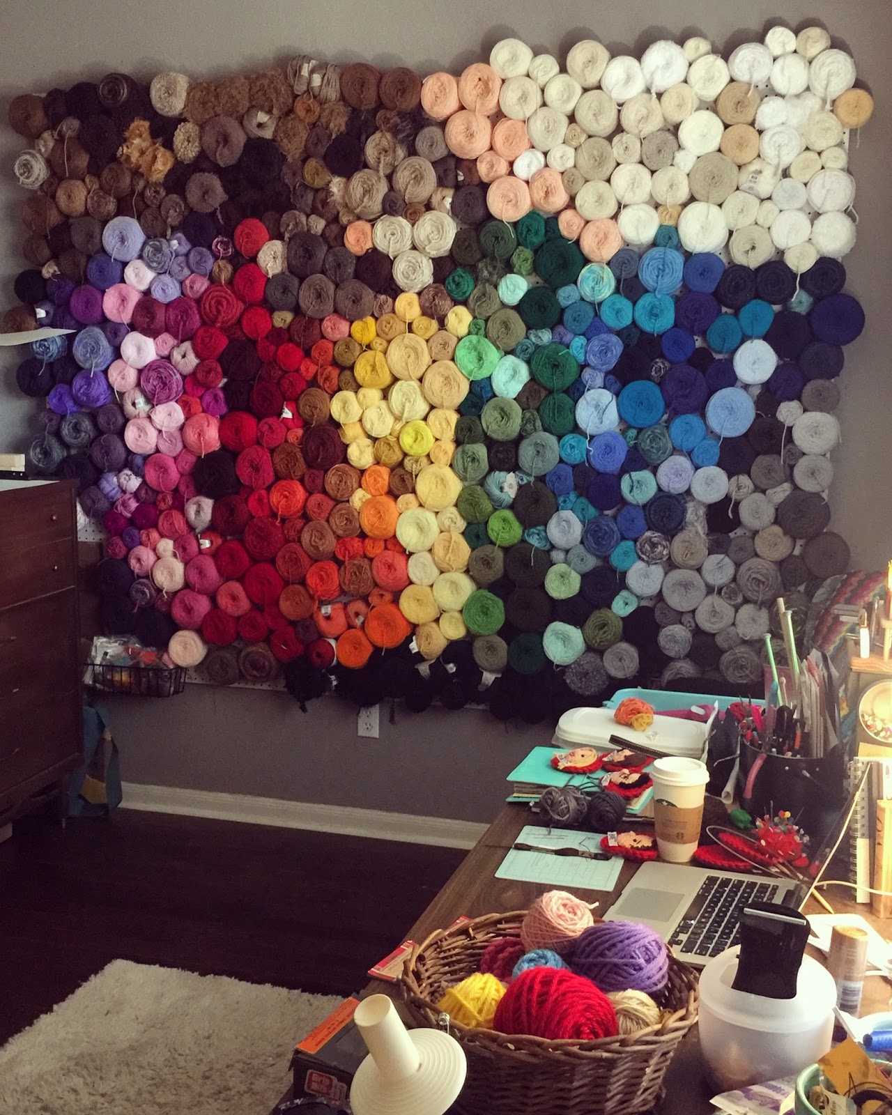 CRAFTYisCOOL Build that Yarn Wall!