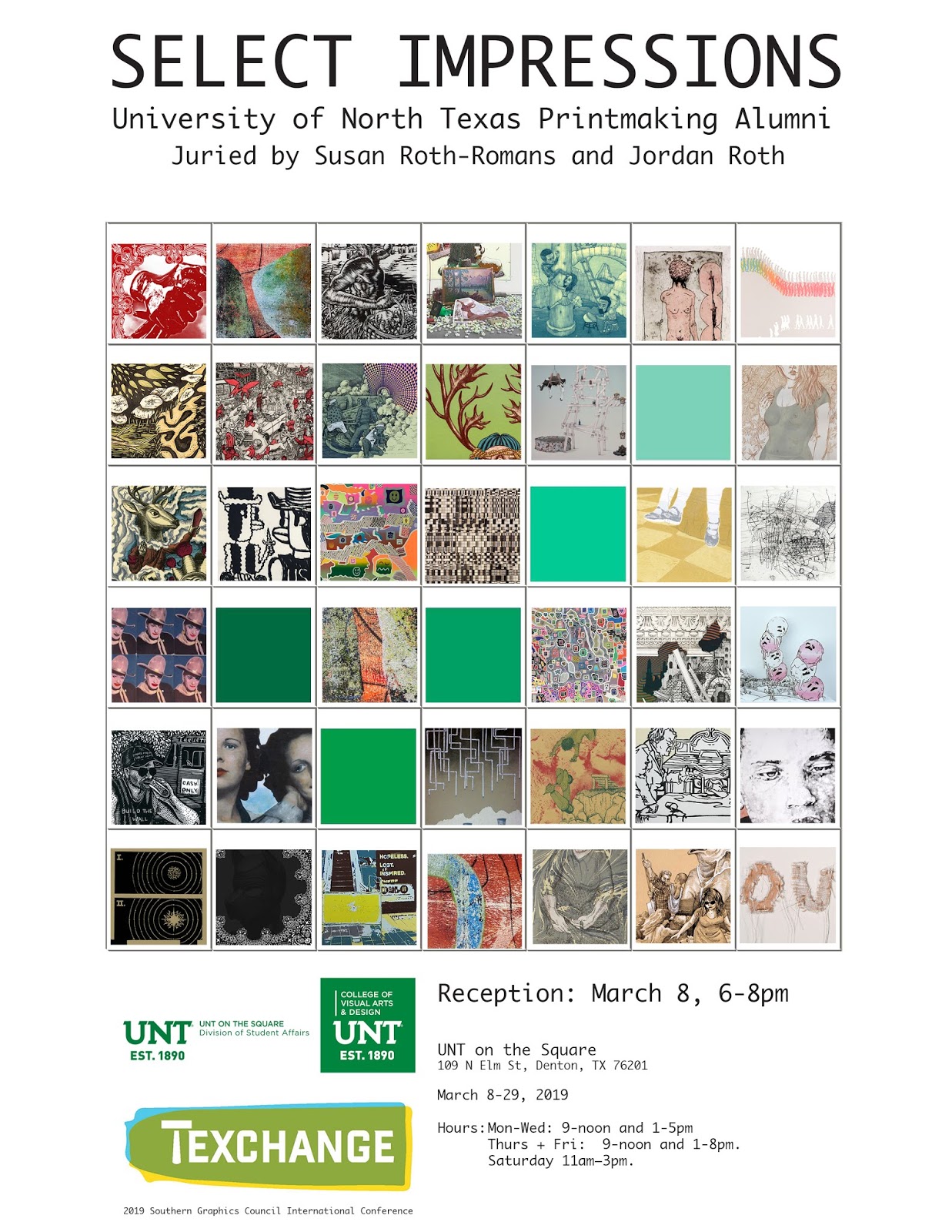 UNT Printmaking Blog UNT Juried Printmaking Alumni Exhibition
