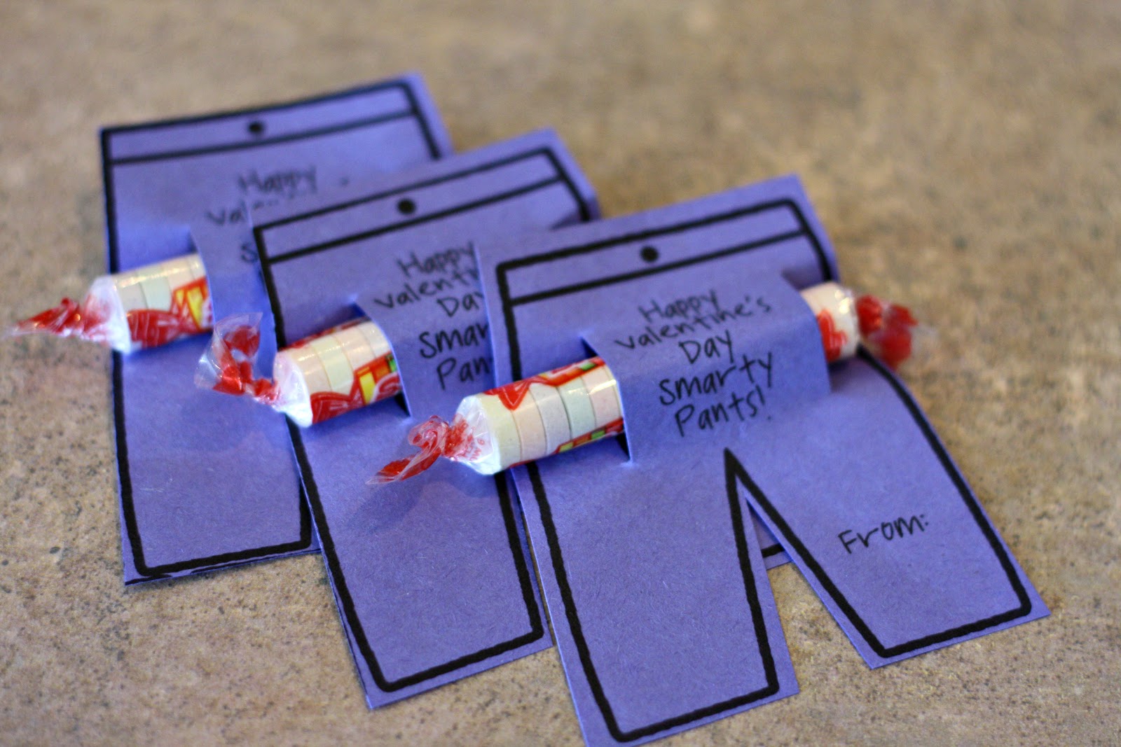 Alexis Design Gallery Printable Smarty Pants Valentine