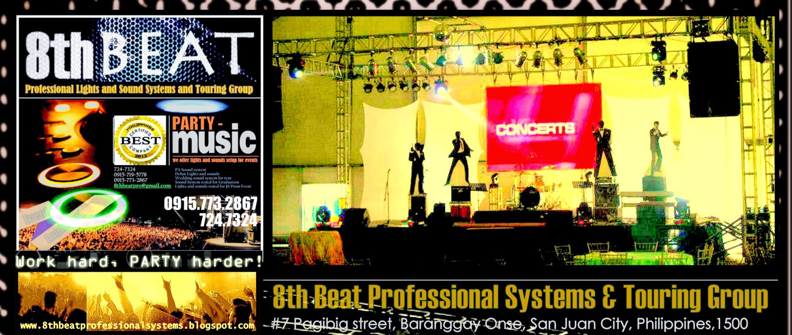Sound System Rental Manila 8thbeat Basic PA System Debut Wedding Summer Events for rent MANILA