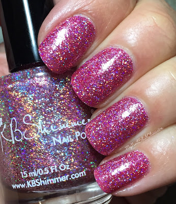 KBShimmer Mega Flame Collection, Spring 2016; Ripe For The Pinking