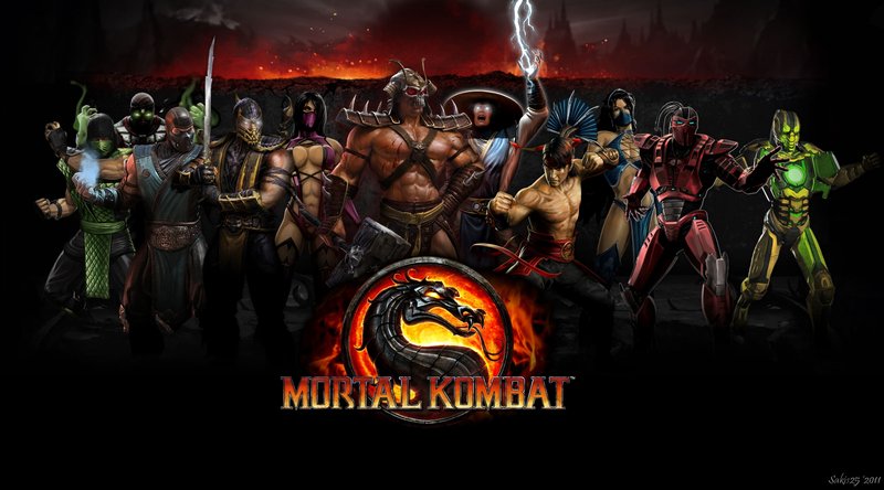 mortal kombat logo wallpaper. το Mortal Kombat αυτές τις