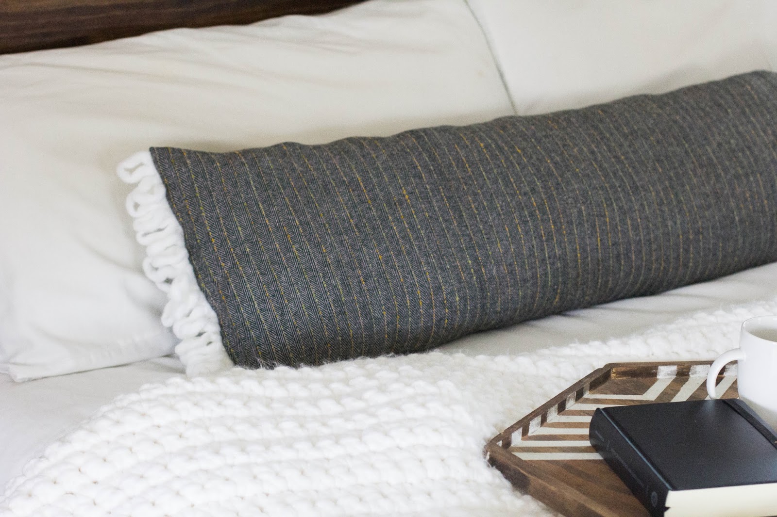 Always Rooney Extra Long Lumbar Pillow Diy For Less Than 30 Minutes 8 In Fabric And Putting A Use To Old Pillow Stuffing I D Say This Turned Out All Right Ve Seen Extra Long Pillows Going