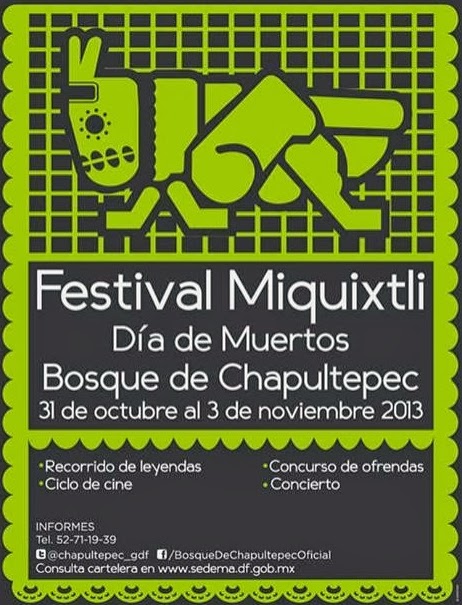 Festival Miquixtli por Día de Muertos en Chapultepec
