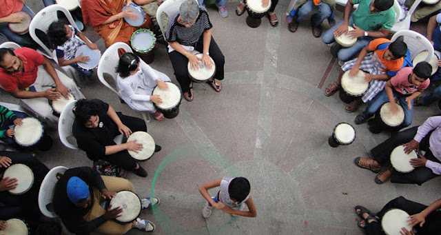 Phoenix Marketcity - "Freedom Jam" Art work shop and Drum Jam session Phoenix Marketcity - "Freedom Jam" Art work shop and Drum Jam session