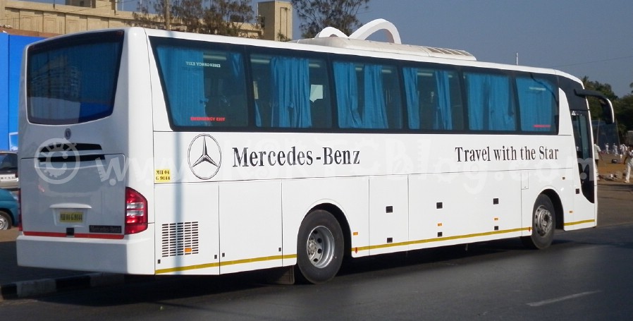 Mercedes benz multi axle buses in india #4