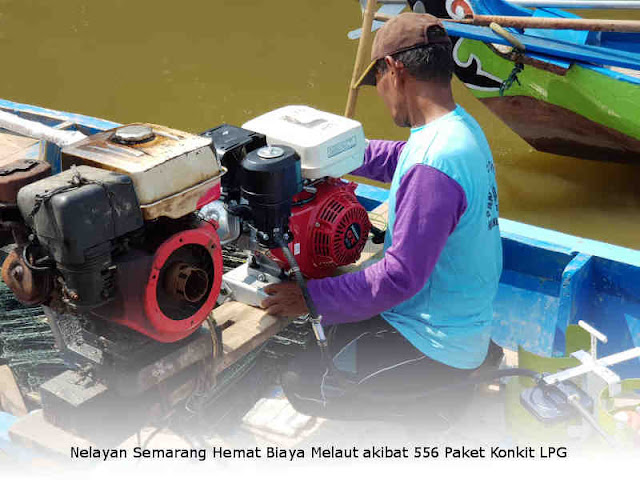 Nelayan Semarang Hemat Biaya Melaut akibat 556 Paket Konkit LPG Nelayan Semarang Hemat Biaya Melaut akibat 556 Paket Konkit LPG