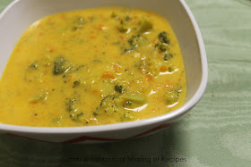 Cheddar Broccoli Soup #recipe #soup #cheddar #broccoli