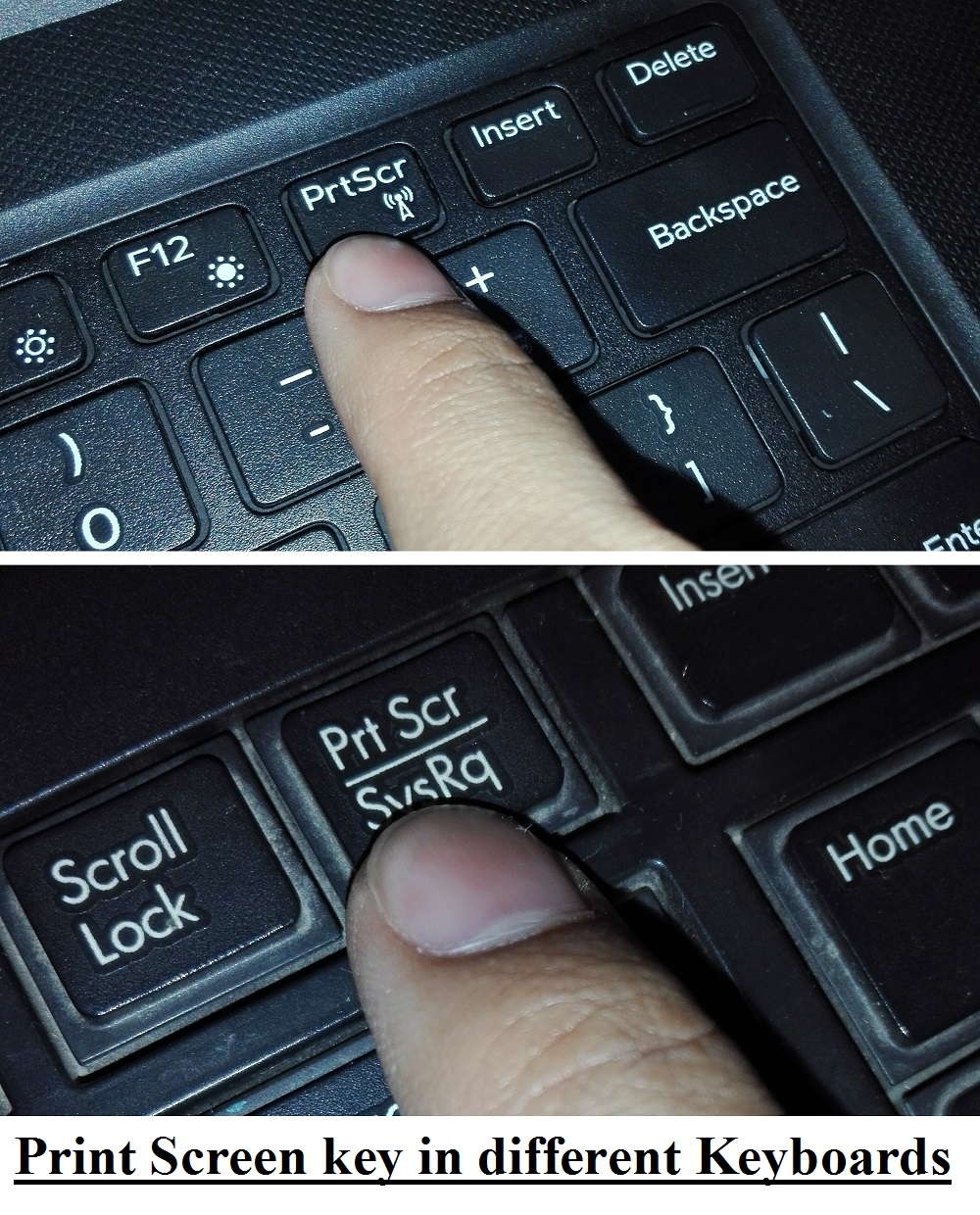How to capture Screenshot in windows