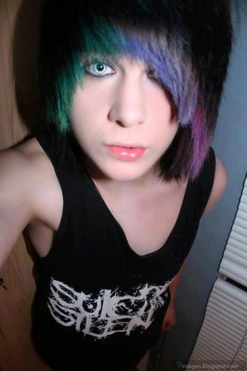 Hot Emo Boy Beautiful Hairstyle Adorable Cute
