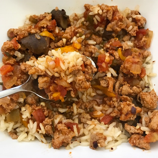 Food Under Pressure One Pot Smokey Meat Sauce over Rice [Pressure