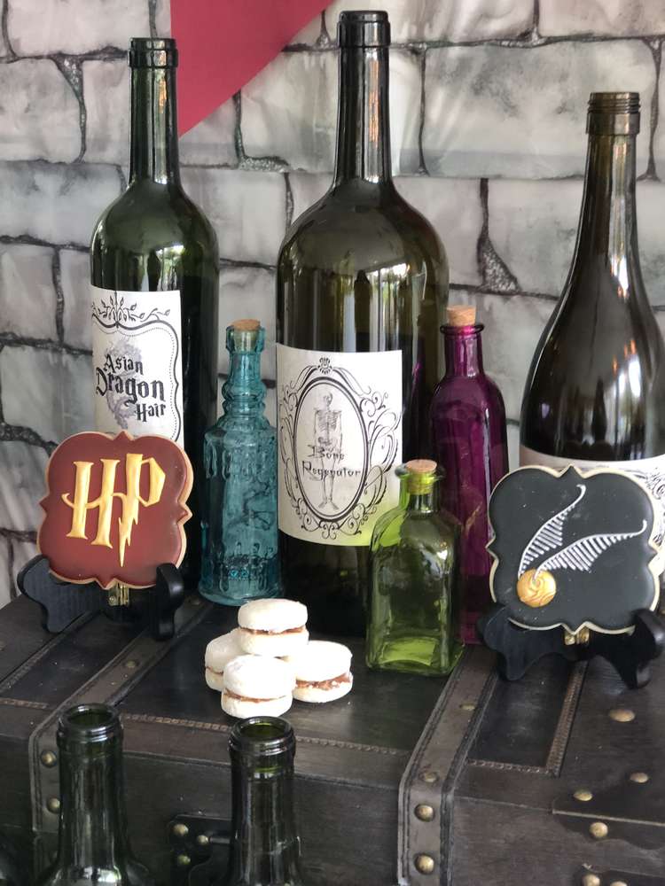 Candy bar temático de Harry Potter lleno de ideas para copiar DIARIODECO