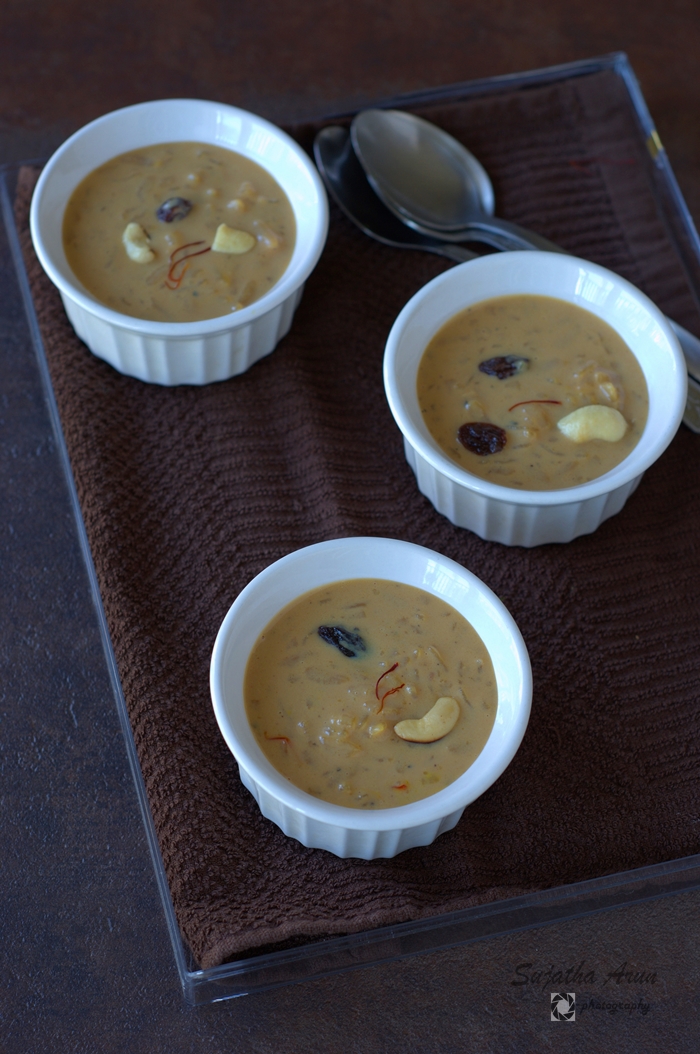 Spices and Treats Navarathri and Caramel Aval Payasam Caramel Poha