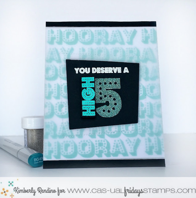 high five | glitter embossing | celebrate | handmade card | cas-ual fridays stamps | kimpletekreativity.blogspot.com high five | glitter embossing | celebrate | handmade card | cas-ual fridays stamps | kimpletekreativity.blogspot.com