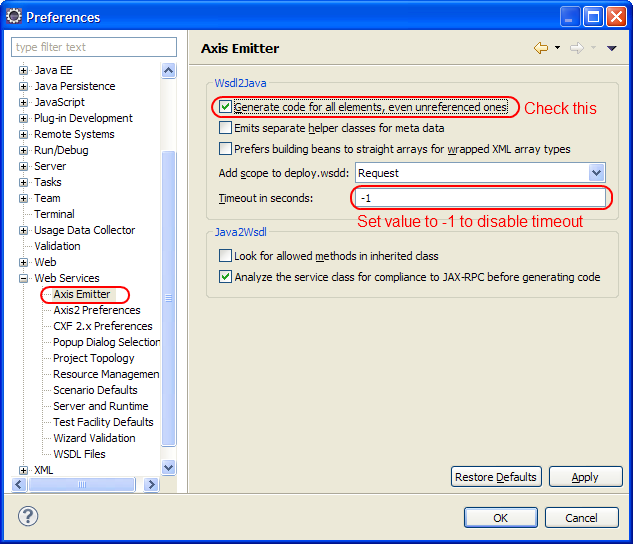 Craig's Programming Blog: Configure Advanced Axis Settings from Eclipse