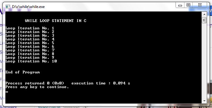 Free Programming Source Codes and Computer Programming Tutorials: While ...
