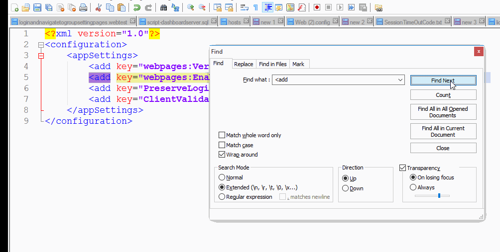 Text searching made easy with Notepad++ GeeksLogs