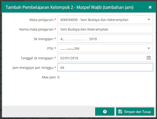 Jam Wajib Tambahan Max 4 Jam Jam Wajib Tambahan Max 4 Jam