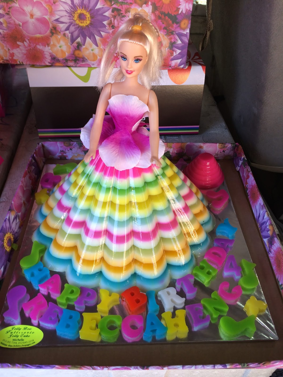 Jelly cake Home made Princess Jelly cakes