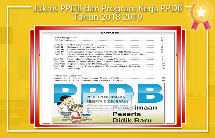 Juknis PPDB dan Program Kerja PPDB Tahun 2018 2019