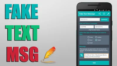 تطبيق Fake Text Message للأندرويد لعمل رسائل واردة وهمية, تطبيق Fake Text Message مدفوع للأندرويد