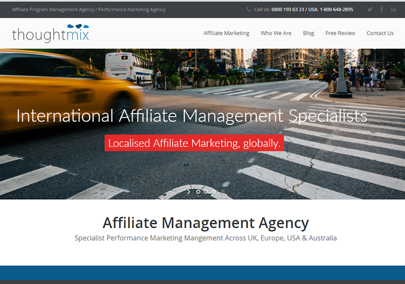 ThoughtMix offers specialist affiliate management service that drives growth