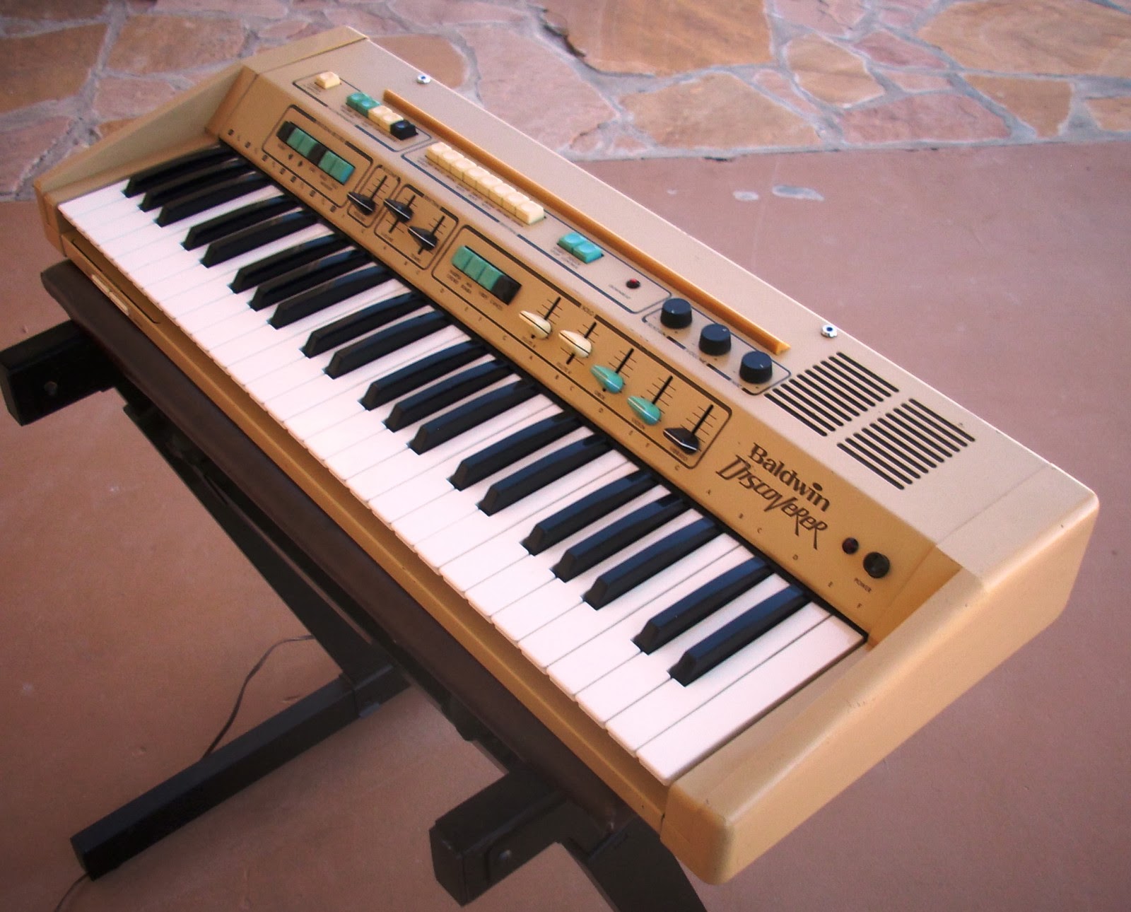 MATRIXSYNTH Vintage Baldwin Discoverer DS50 Synth Organ Keyboard