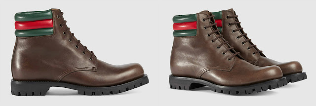 men's gucci boots with buckle