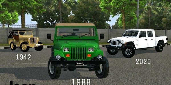 MOD Mobil Jeep Willys,Jeep Wrangler,Jeep Gladiator Terbaru