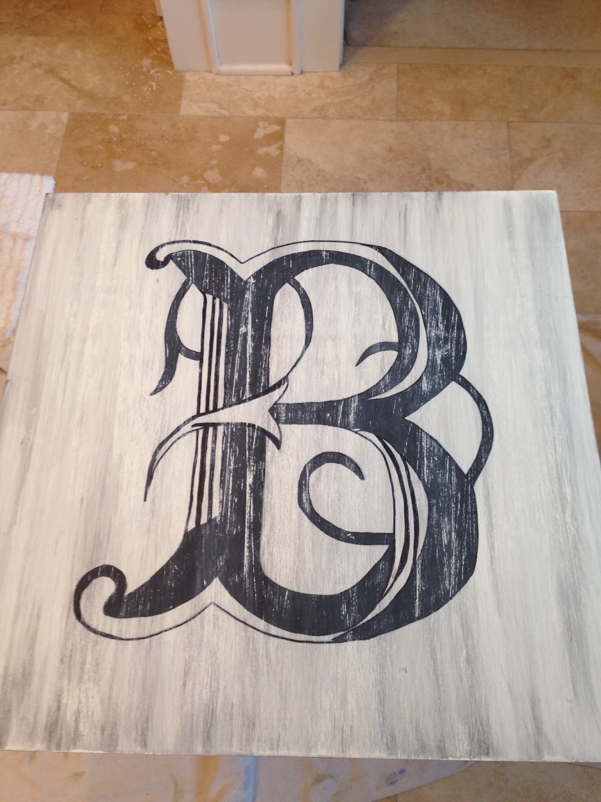 Locksley Lane: Making An Initial Sign