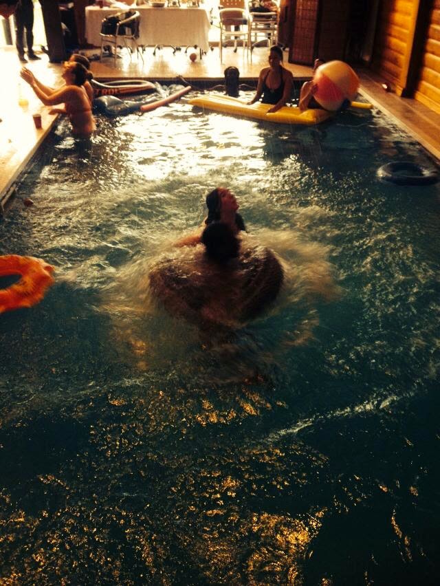 summer indoor pool party london