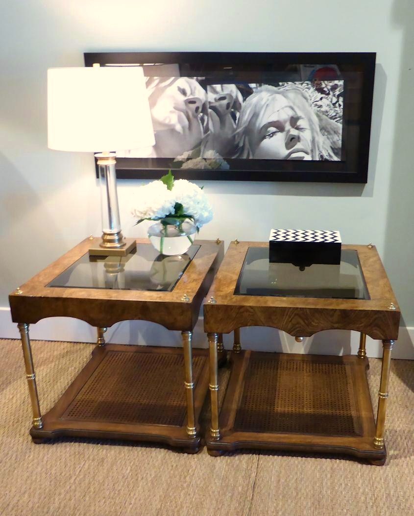 MICHAEL THOMAS Gordon Furniture Company; Pair of Side Tables