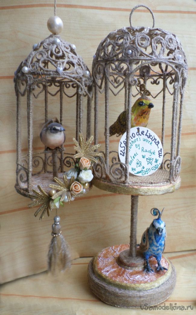 How to make bird cage from jute Crazzy Craft